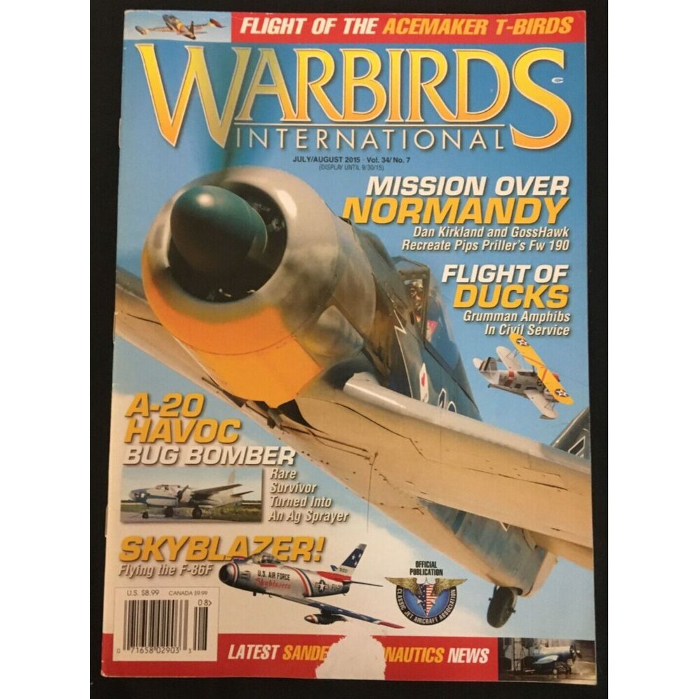 Warbirds International Magazine Jul./Aug. 2015 Vol. 34 #7